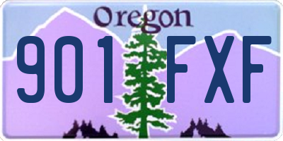 OR license plate 901FXF