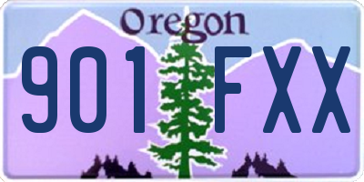 OR license plate 901FXX