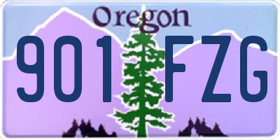 OR license plate 901FZG