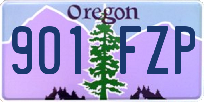 OR license plate 901FZP