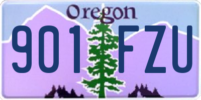 OR license plate 901FZU