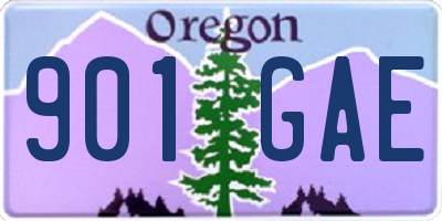 OR license plate 901GAE