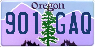 OR license plate 901GAQ