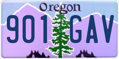 OR license plate 901GAV