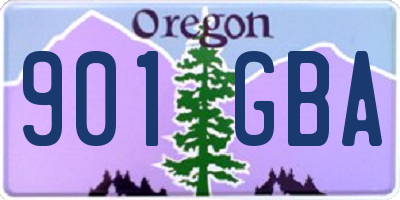 OR license plate 901GBA