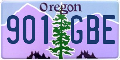 OR license plate 901GBE