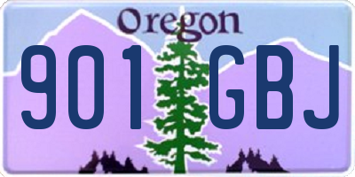OR license plate 901GBJ