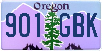 OR license plate 901GBK