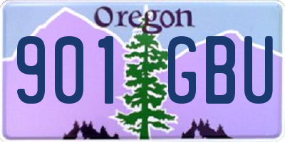 OR license plate 901GBU