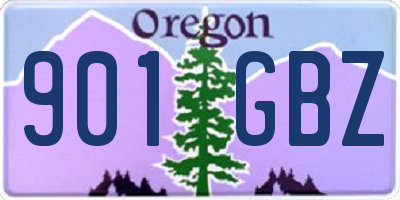 OR license plate 901GBZ