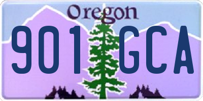 OR license plate 901GCA