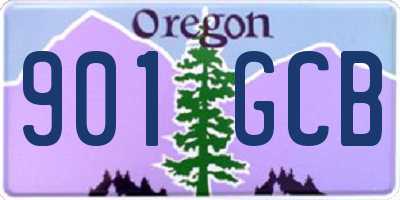 OR license plate 901GCB