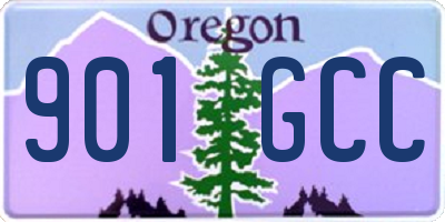 OR license plate 901GCC