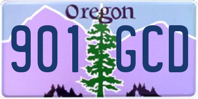 OR license plate 901GCD