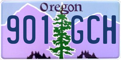 OR license plate 901GCH