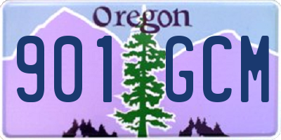 OR license plate 901GCM