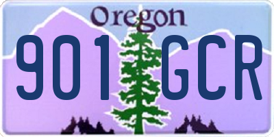 OR license plate 901GCR