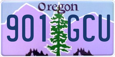 OR license plate 901GCU