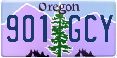 OR license plate 901GCY