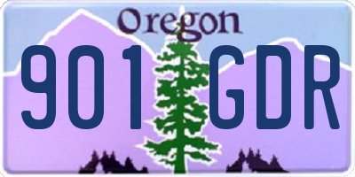 OR license plate 901GDR
