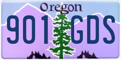 OR license plate 901GDS