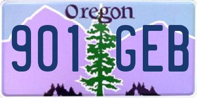 OR license plate 901GEB