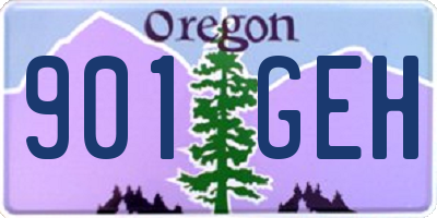 OR license plate 901GEH