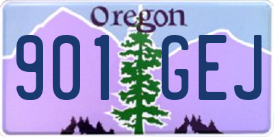 OR license plate 901GEJ