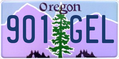 OR license plate 901GEL