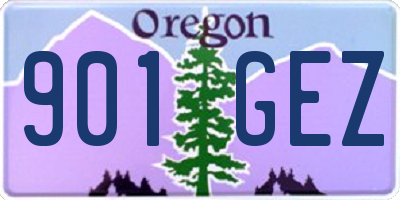 OR license plate 901GEZ