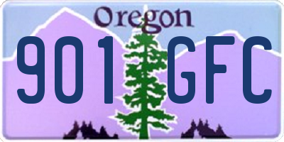 OR license plate 901GFC