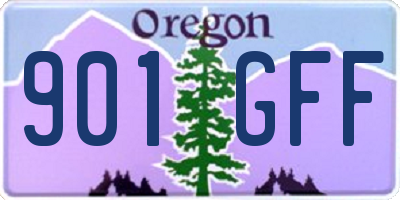 OR license plate 901GFF