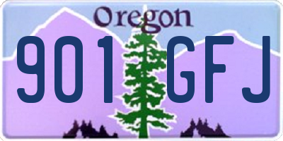 OR license plate 901GFJ