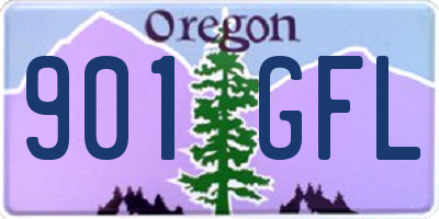 OR license plate 901GFL