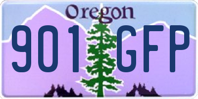 OR license plate 901GFP