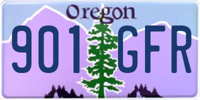 OR license plate 901GFR
