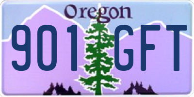 OR license plate 901GFT