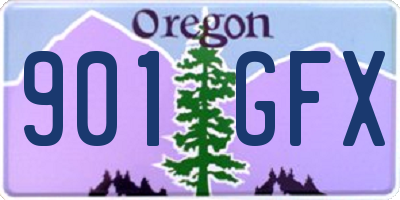 OR license plate 901GFX