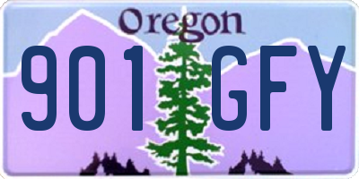 OR license plate 901GFY