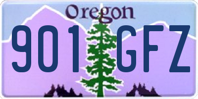 OR license plate 901GFZ