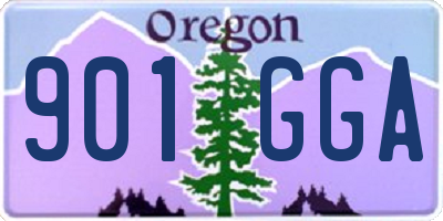 OR license plate 901GGA