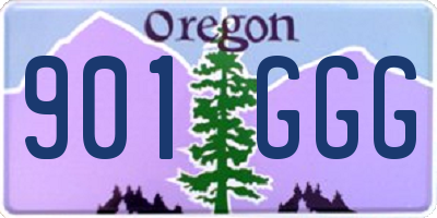 OR license plate 901GGG