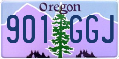 OR license plate 901GGJ