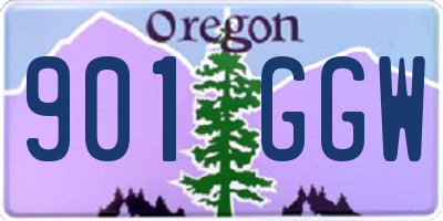 OR license plate 901GGW