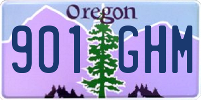 OR license plate 901GHM
