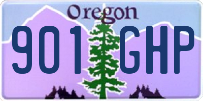 OR license plate 901GHP