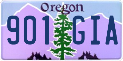 OR license plate 901GIA