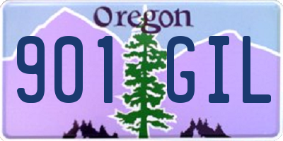 OR license plate 901GIL