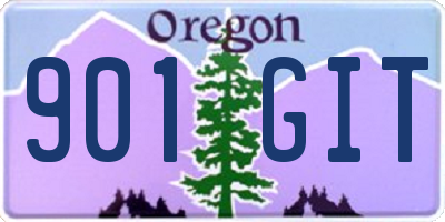 OR license plate 901GIT