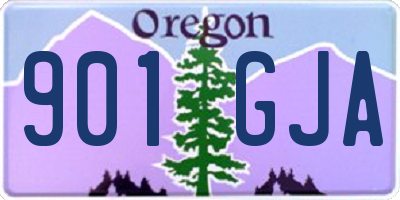 OR license plate 901GJA